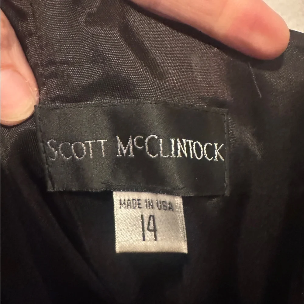 Women’s Scott McClintock Strapless  Black Maxi Dress